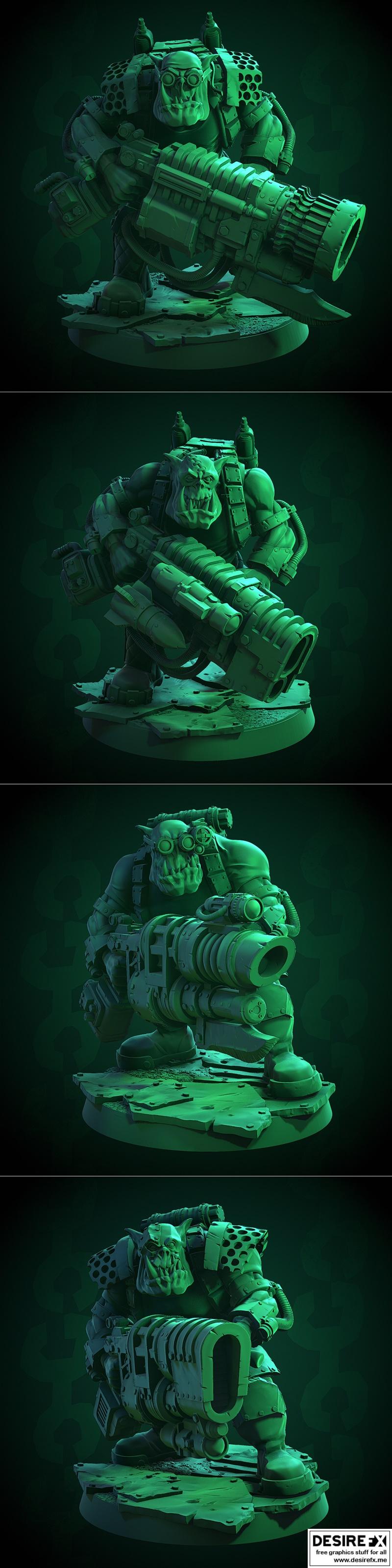 Flazz Gunnaz A-B与Mecha Boosta Suitz 3D打印模型|Flazz Gunnaz A-B and Mecha Boosta Suitz – 3D Print Model STL