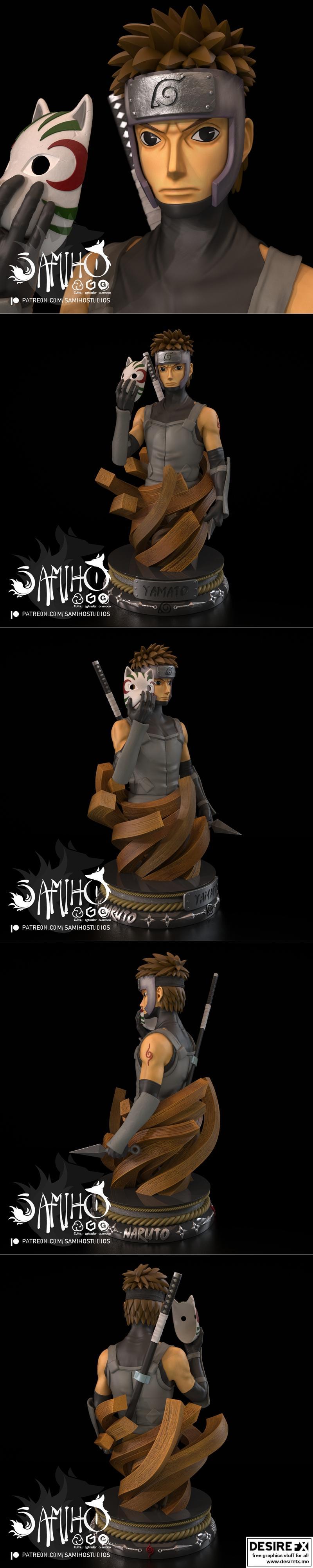 Samiho Studios - 阳炎部队 - 3D打印模型|Samiho Studios – Yamato Anbu – 3D Print Model STL