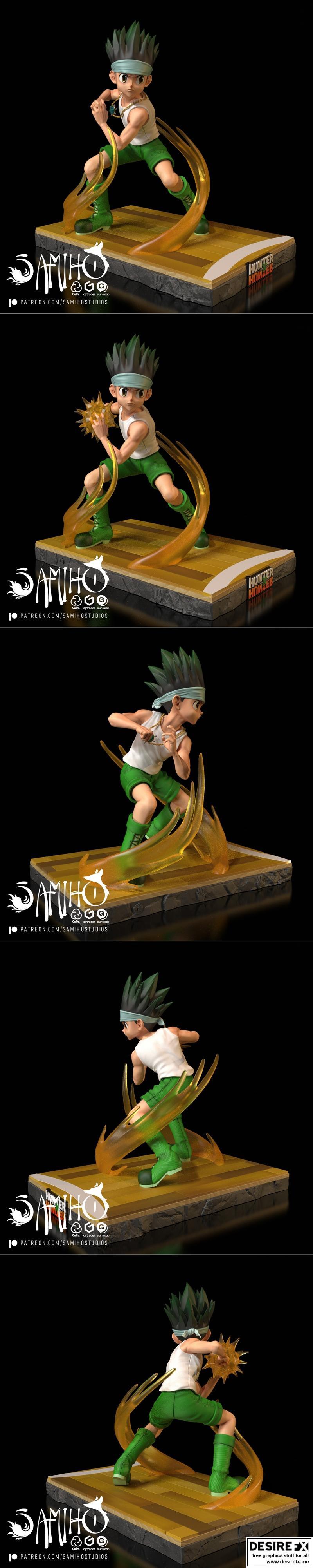 Samiho Studios - 《鬼灭之刃》炭治郎 3D打印模型|Samiho Studios – Gon Freecss – 3D Print Model STL