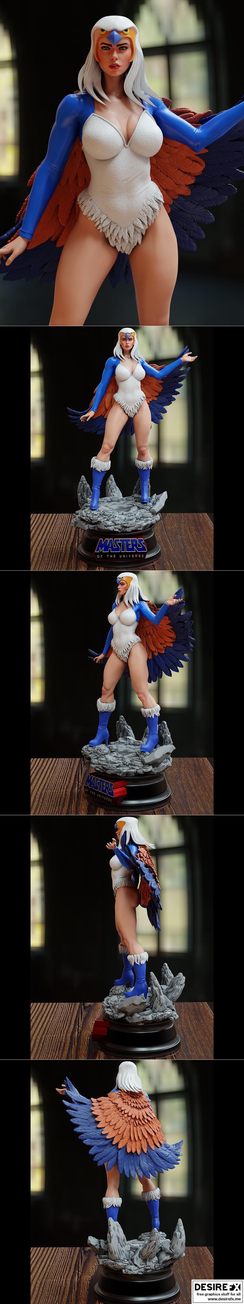 BrunoArt3D 3D打印模型：Sorceress魔法女巫造型|BrunoArt3D – Sorceress – 3D Print Model STL