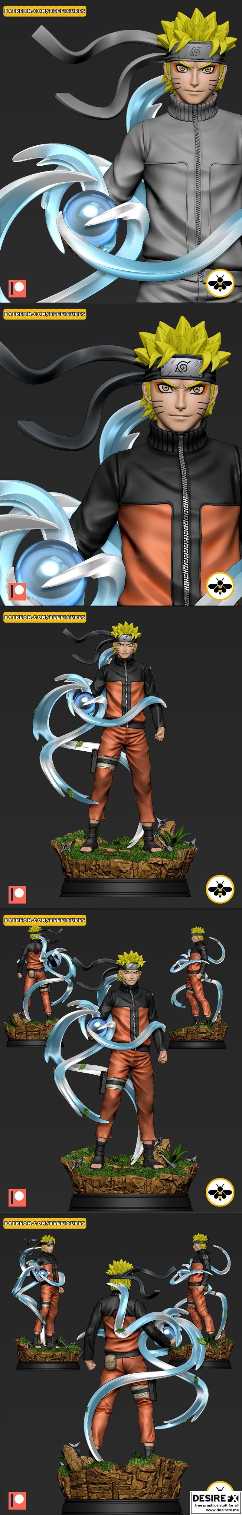 Bee Figures - Naruto - 3D打印模型|Bee Figures – Naruto – Naruto Shippuden – 3D Print Model STL