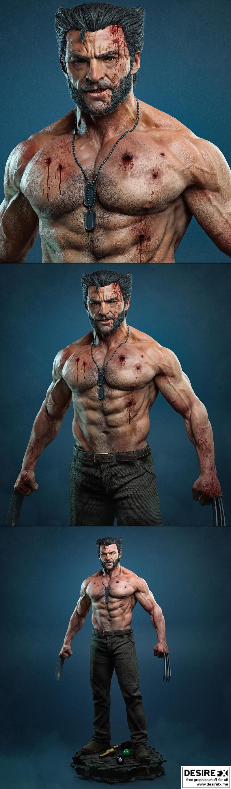 洛基 3D打印模型|Wolverine – 3D Print Model STL