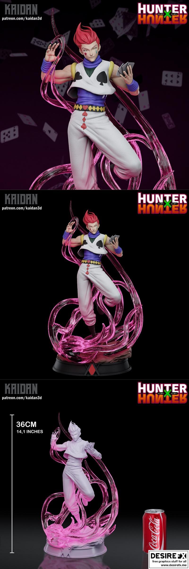 Kaidan 3D打印模型：Hisoka角色精细复刻版|Kaidan – Hisoka – 3D Print Model STL