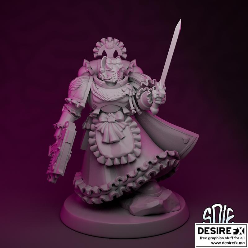 海贼王船长 - 3D打印模型 STL|Maidmarine Captain – 3D Print Model STL
