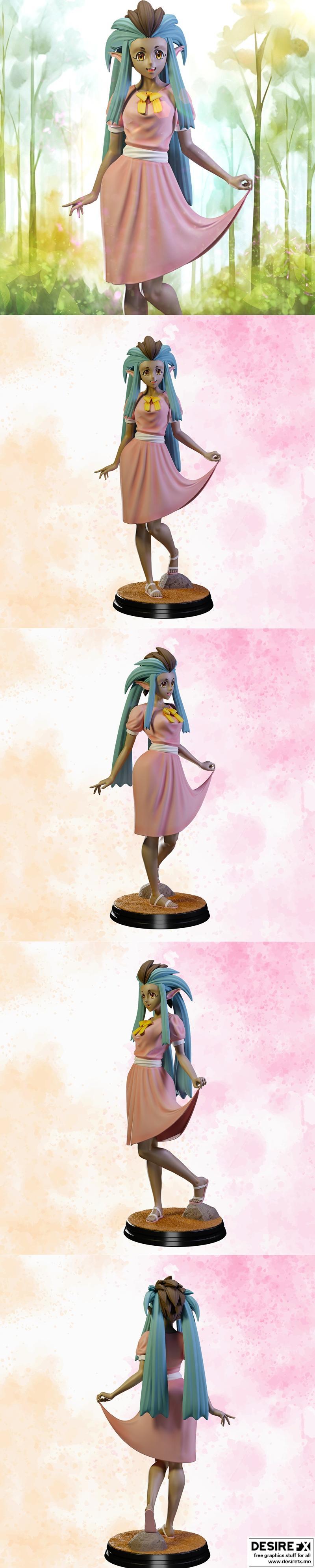 Ryo-Ohki 3D打印模型|Ryo-Ohki by Gabriel Meyer – 3D Print Model STL