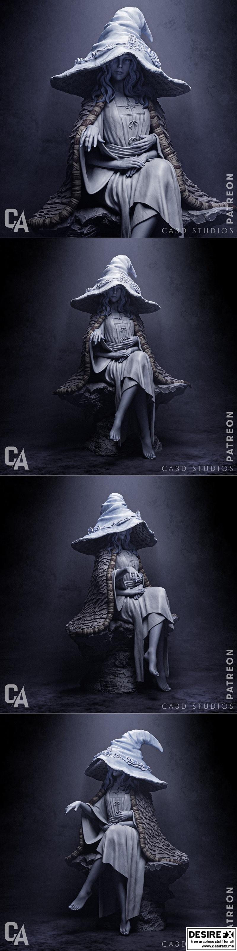 Ca 3D工作室 - Ranni - 3D打印模型|Ca 3d Studios – Ranni – 3D Print Model STL