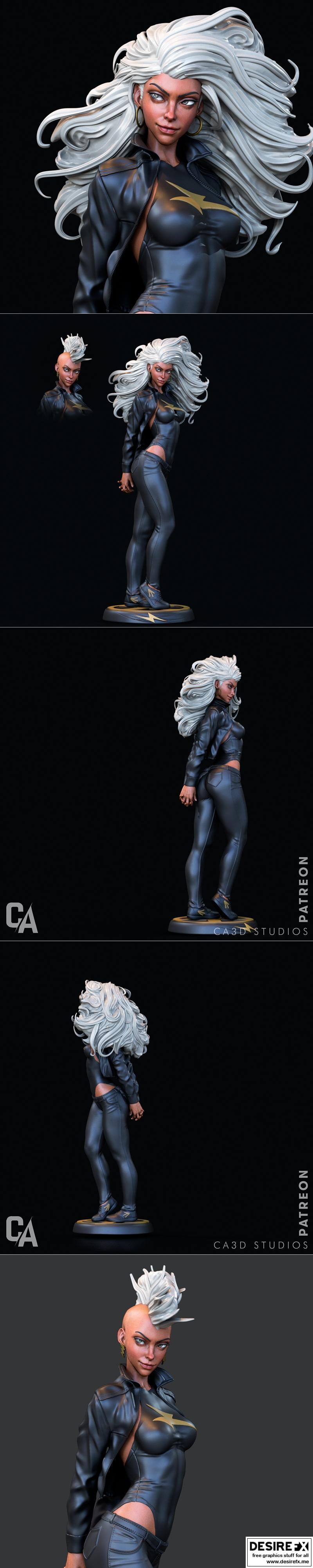 Ca 3d Studios – 风暴 – 3D打印模型|Ca 3d Studios – Storm – 3D Print Model STL