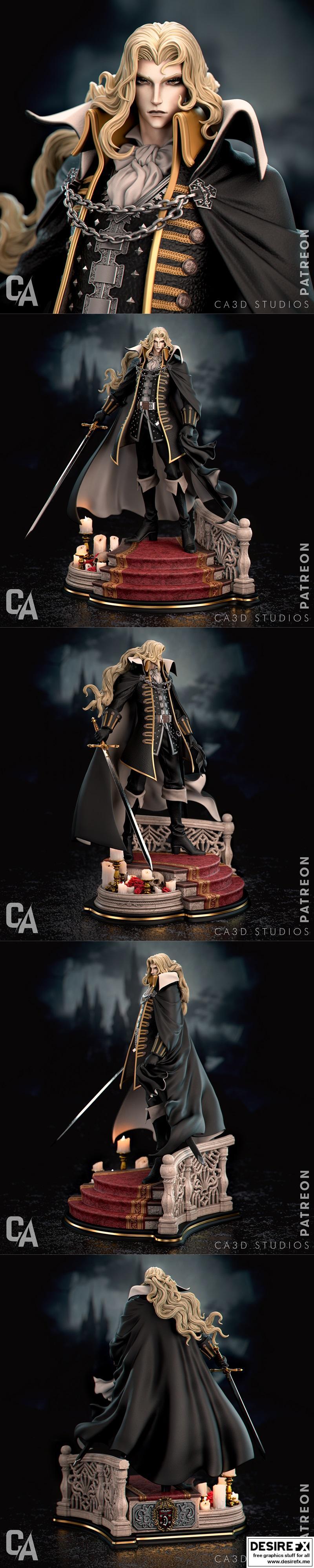 Ca 3d Studios - 阿尔卡德 - 3D打印模型|Ca 3d Studios – Alucard – 3D Print Model STL