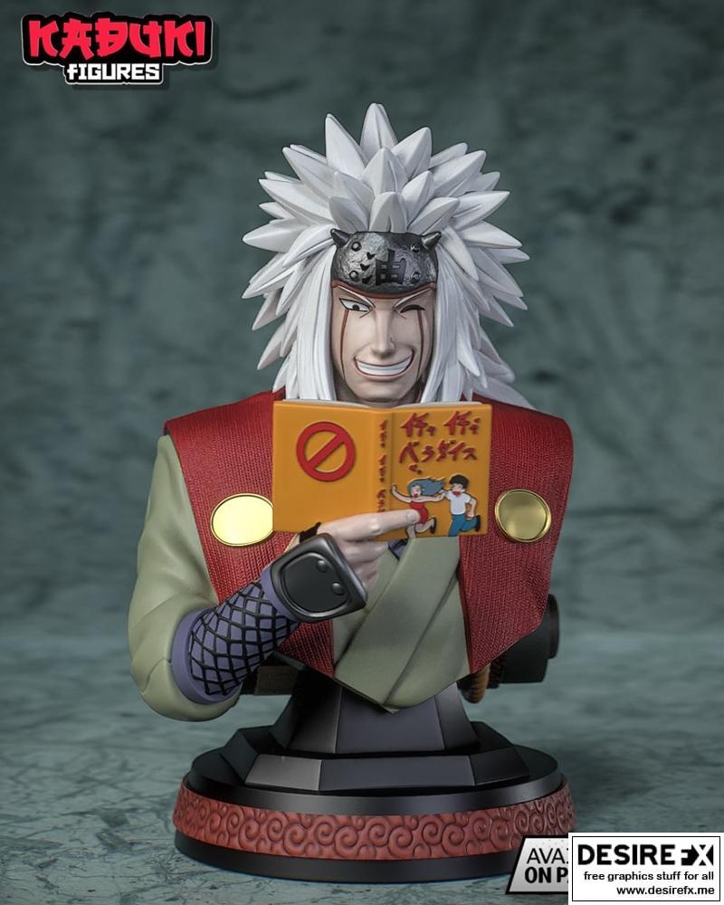 Kabuki Jraiya 3D打印模型|Kabuki Jraiya Bust – 3D Print Model STL