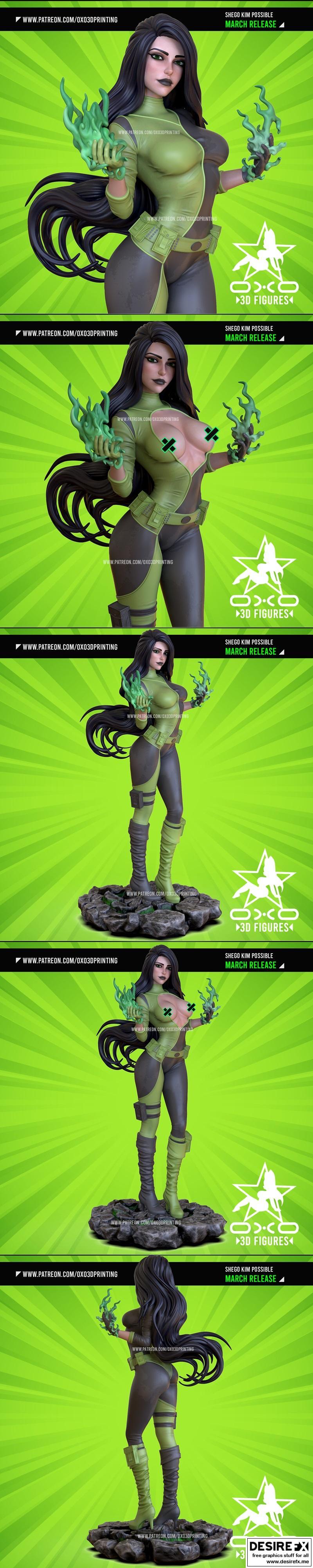 OXO3D Shego 3D打印模型|OXO3D – Shego – 3D Print Model STL