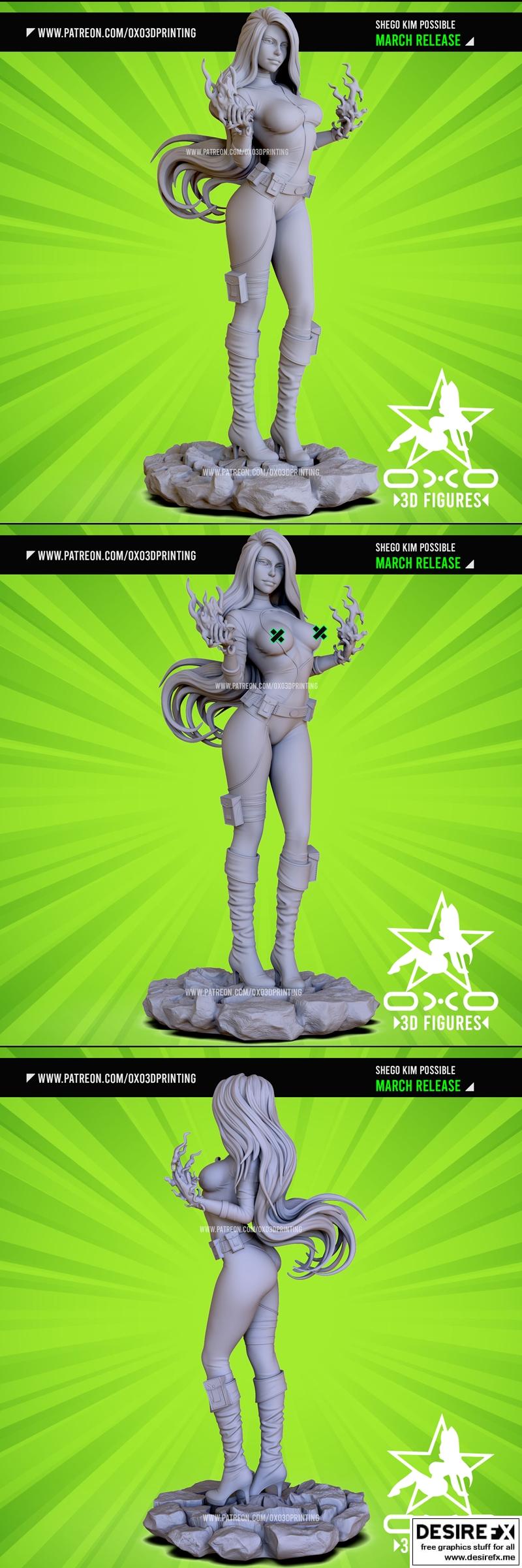 OXO3D Shego 3D打印模型|OXO3D – Shego – 3D Print Model STL