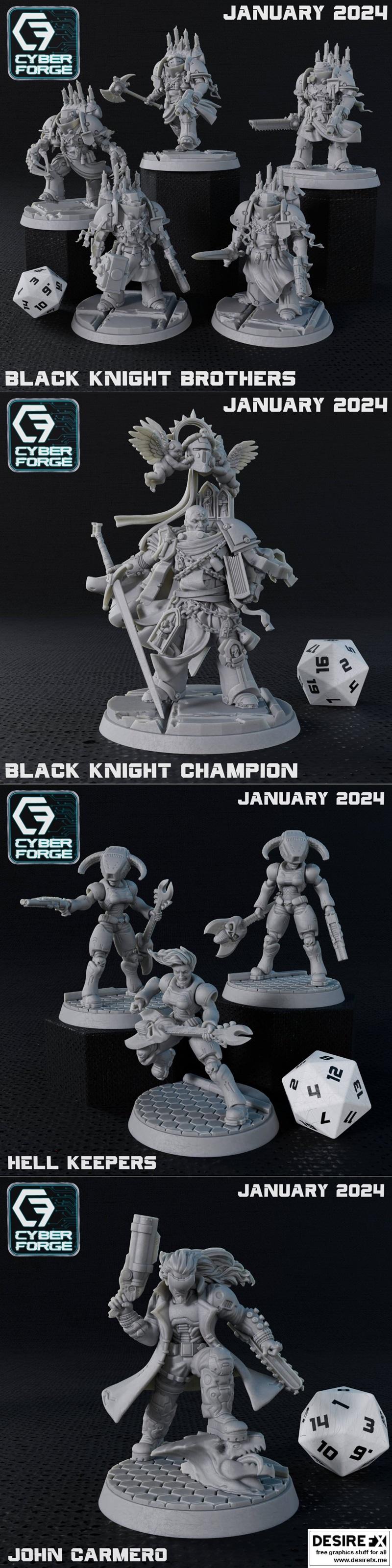 Cyber Forge—— torment 3D打印模型|Cyber Forge – Torment January 2024 – 3D Print Model STL