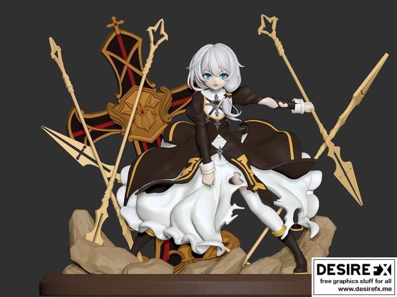 泰莎末日——3D打印模型|Theresa Apocalypse – 3D Print Model STL