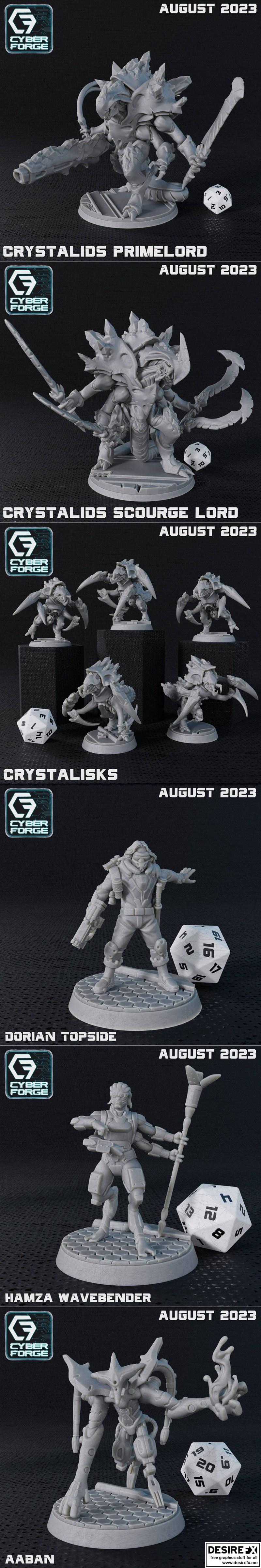 Cyber Forge — 海底深处 3D打印模型|Cyber Forge – Under the Sea August 2023 – 3D Print Model STL