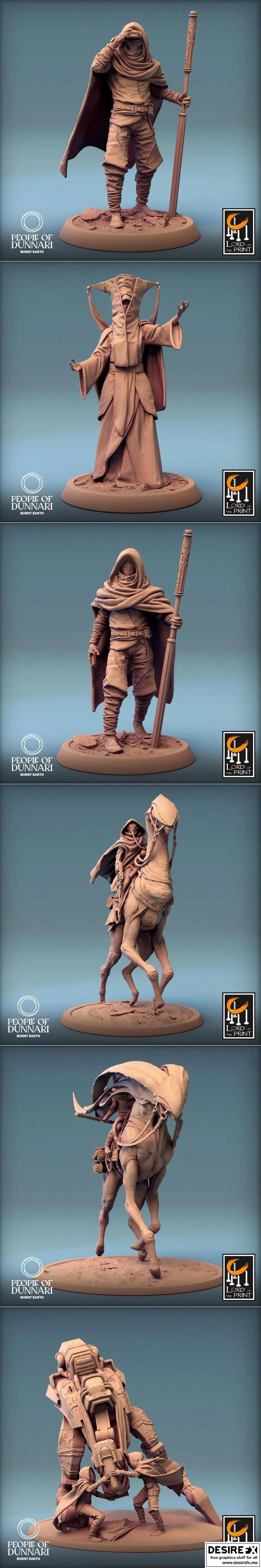邓纳里之王——《3D打印模型》|Lord of the Print – People Of The Dunnari March 2024 – 3D Print Model STL