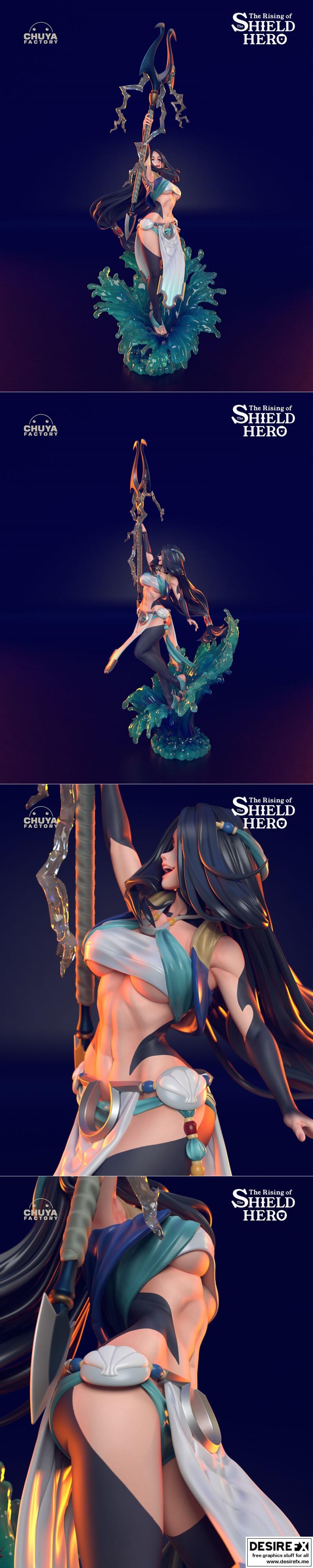 Chuya工厂 - 《盾之勇者》萨迪娜 3D打印模型|Chuya Factory – Sadeena – Rising of the Shield Hero – 3D Print Model STL