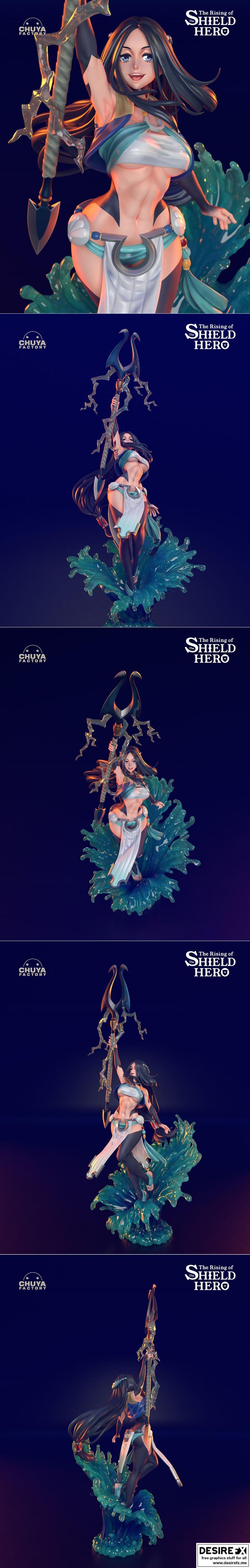 Chuya工厂 - 《盾之勇者》萨迪娜 3D打印模型|Chuya Factory – Sadeena – Rising of the Shield Hero – 3D Print Model STL