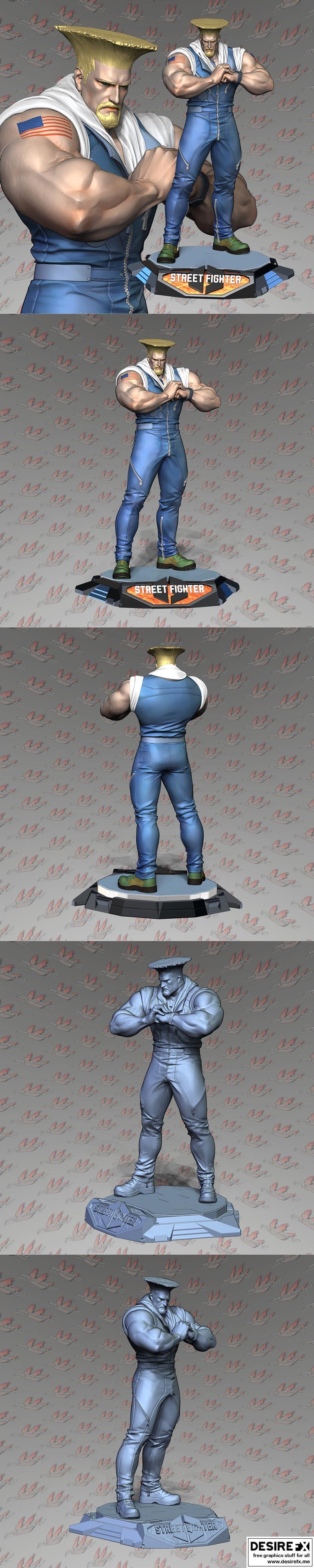 Prey Collection Studio - 阿克塞尔 - 3D打印模型|Prey Collection Studio – Guile – 3D Print Model STL