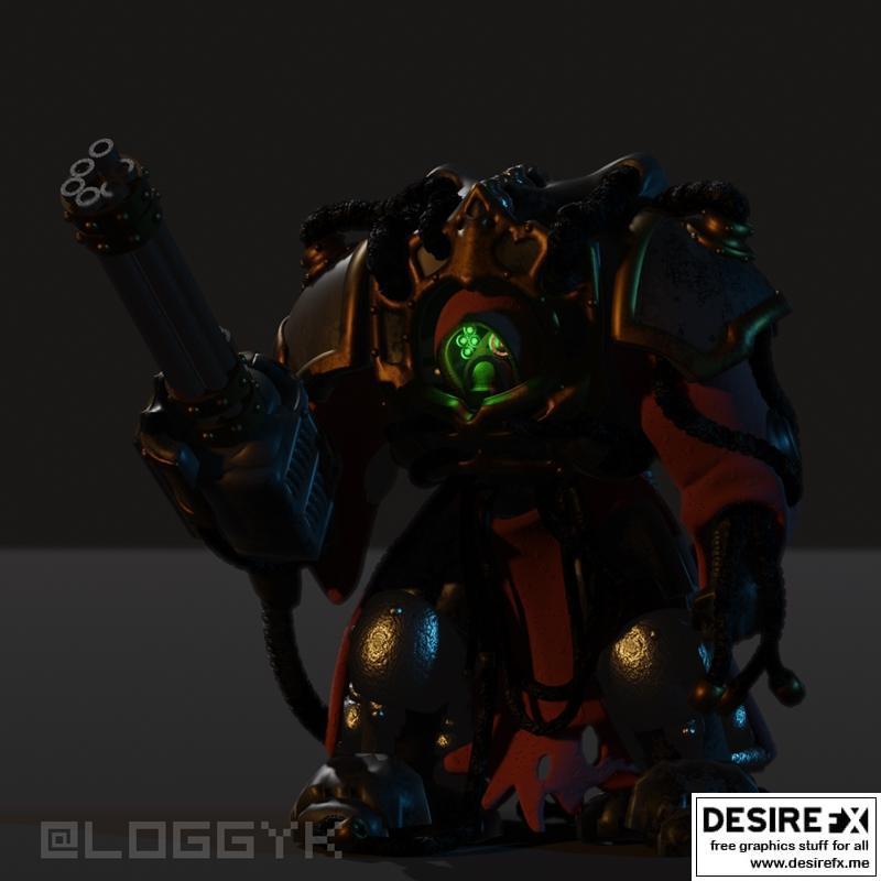 技术病毒牧师 - 3D打印模型|Technovirus Priest – 3D Print Model STL