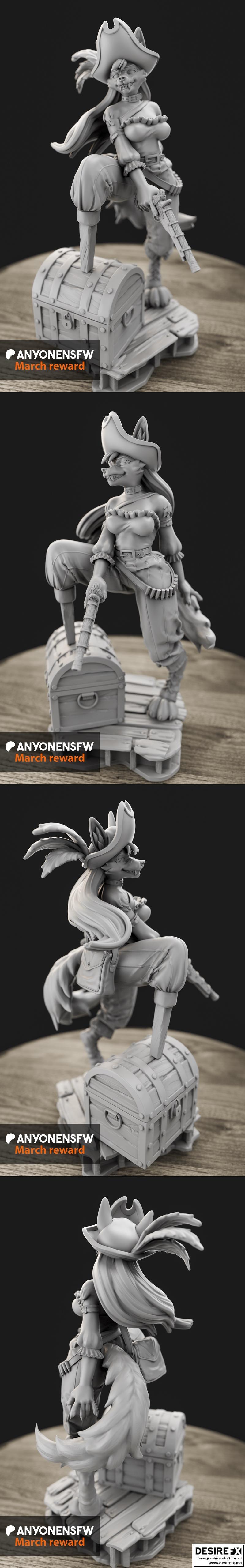 海盗主题3D打印模型|Anyone – Pirate – 3D Print Model STL