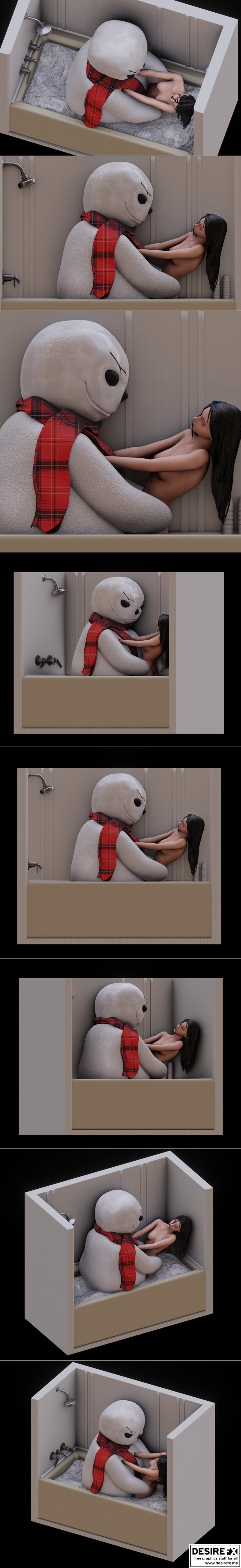 PgGasta - 冰霜之灵 - 3D打印模型|PgGasta – Jack Frost – 3D Print Model STL