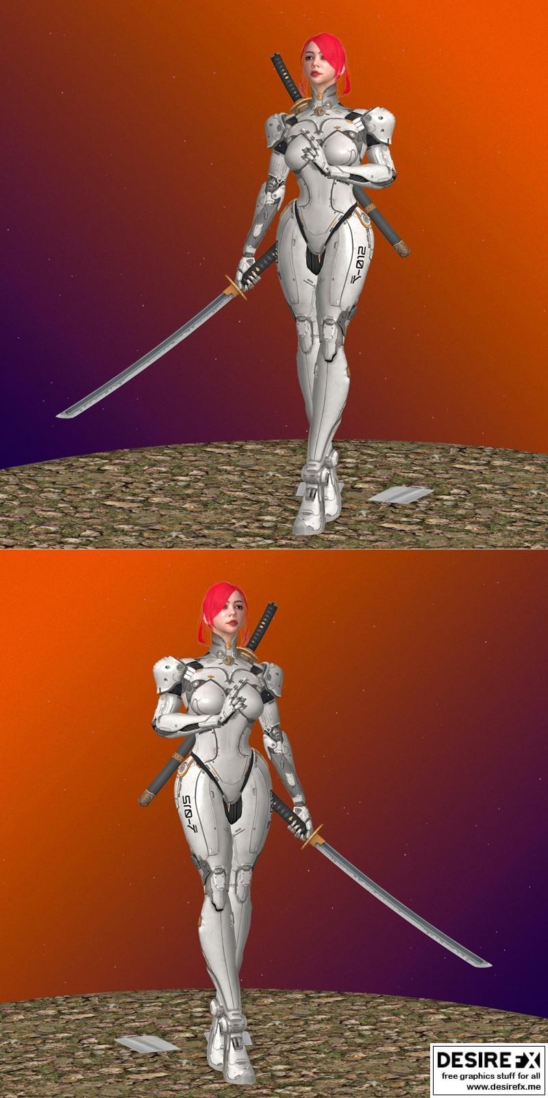 赛博格刺客——3D打印模型|Cyborg Assassin – 3D Print Model STL