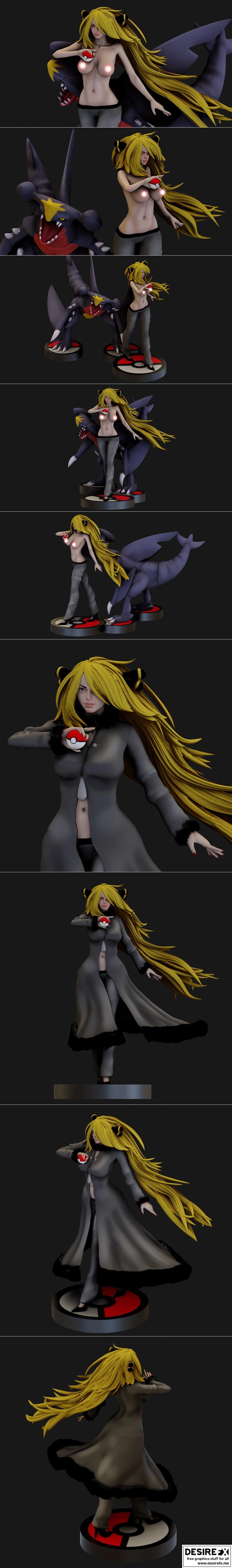 PgGasta – 塞琳娜 3D打印模型|PgGasta – Cynthia – 3D Print Model STL