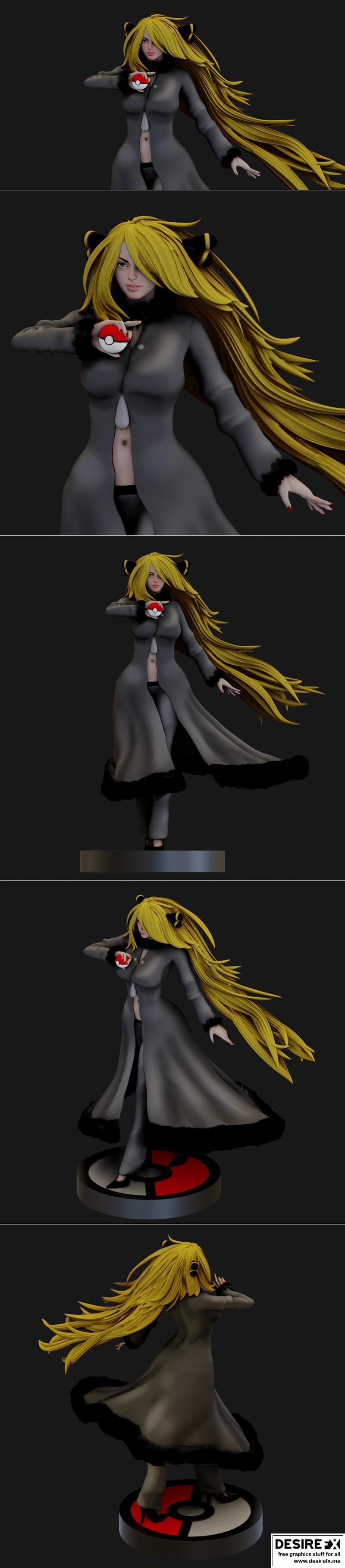 PgGasta – 塞琳娜 3D打印模型|PgGasta – Cynthia – 3D Print Model STL