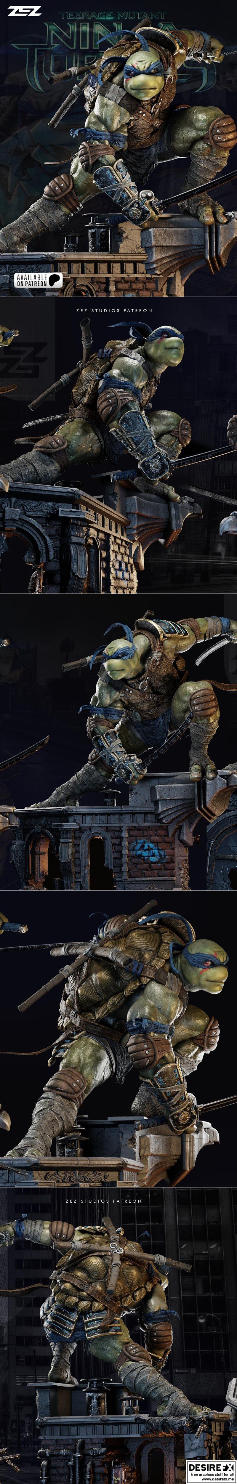 ZEZ Studios – Leonardo – 3D Print Model STL