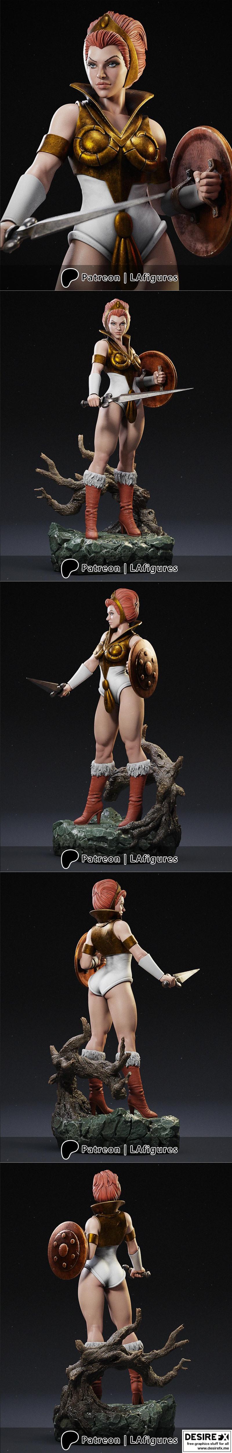 L.A. Figures – Teela – 3D Print Model STL