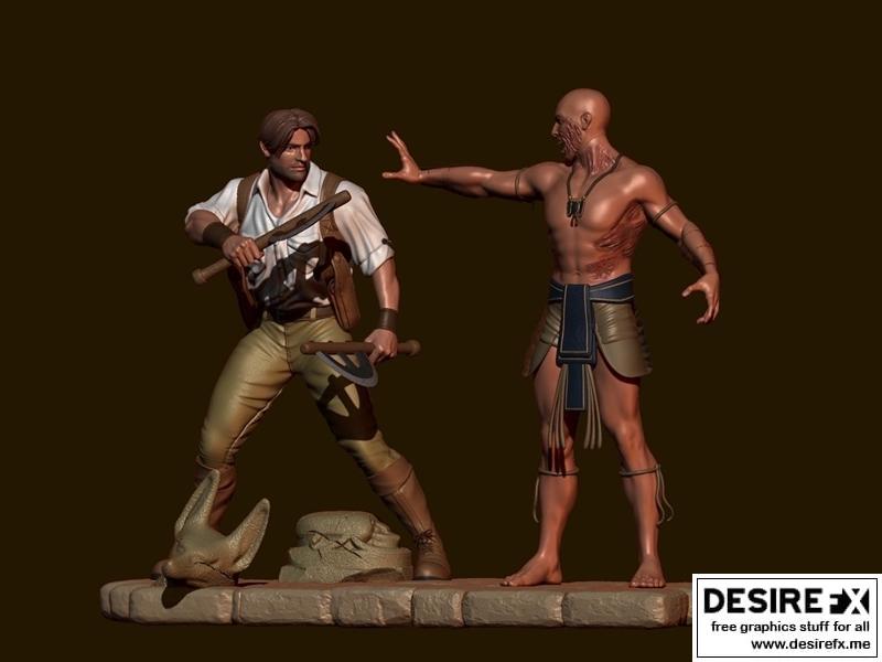 维京工作室 -木乃伊 - 3D打印模型|Vengeancestudios – The Mummy – 3D Print Model STL