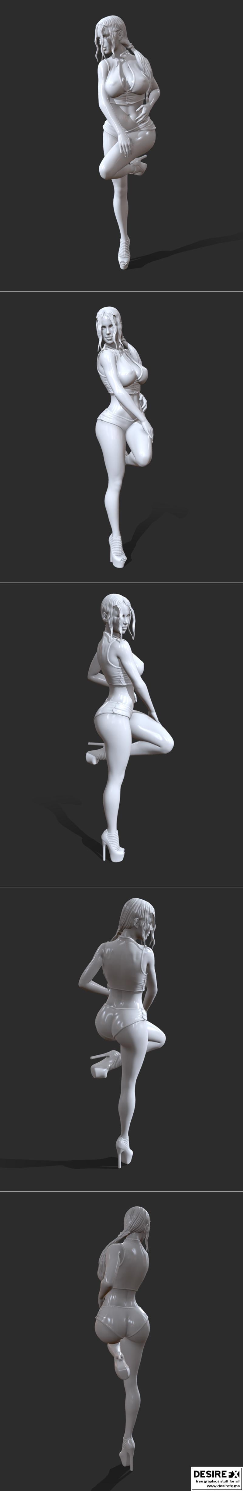 3D打印模型：舞者女性2|Dancer woman 2 – 3D Print Model STL