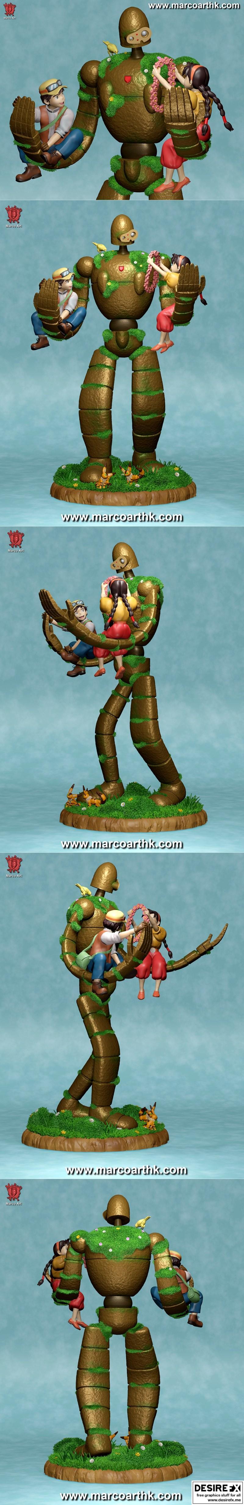 Marco Art - 飞城 - 3D打印模型|Marco Art – Skycity – 3D Print Model STL