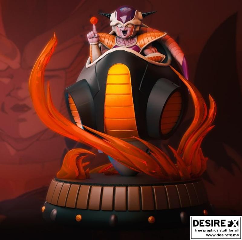 龙珠 - 冰封舱星球 - 3D打印模型|Dragon Ball – Friezer pod planet – 3D Print Model STL