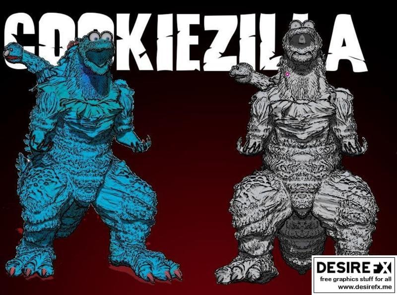 Cookiezilla - 3D打印模型|Cookiezilla – 3D Print Model STL