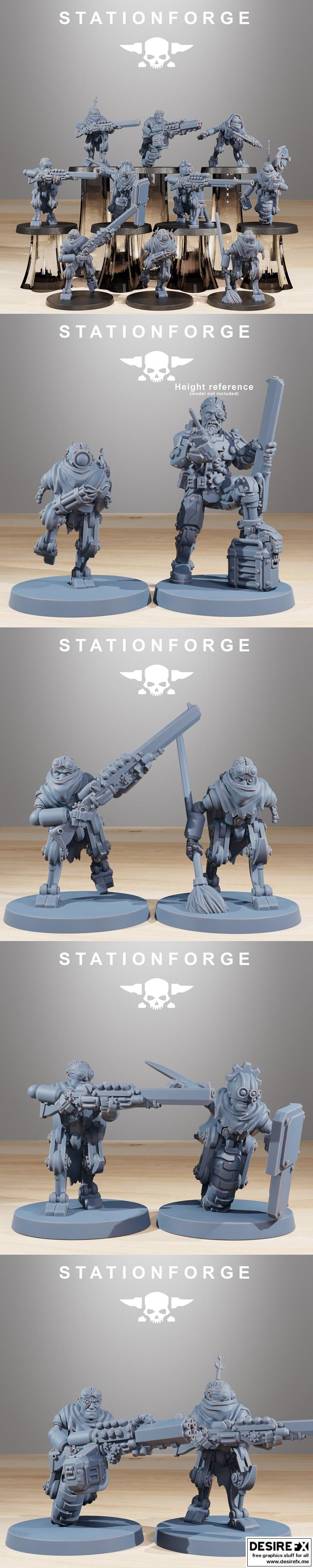3D打印模型：矮人寻宝者|Scavenger Halflings – 3D Print Model STL