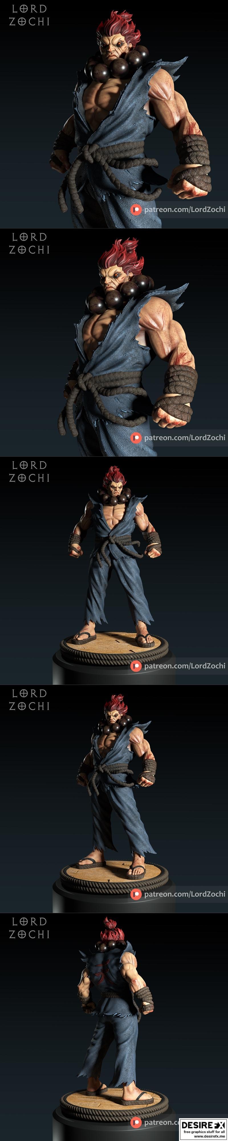 阿克玛 3D打印模型|Lord Zochi – Akuma – 3D Print Model STL