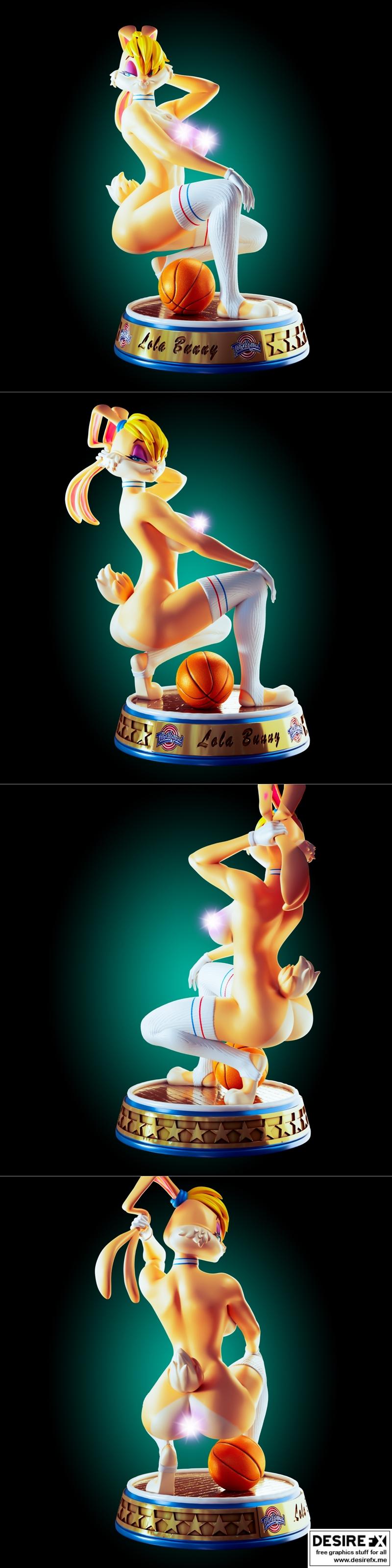 Lola Bunny 3D打印模型|Officer Rhu – Lola Bunny – 3D Print Model STL