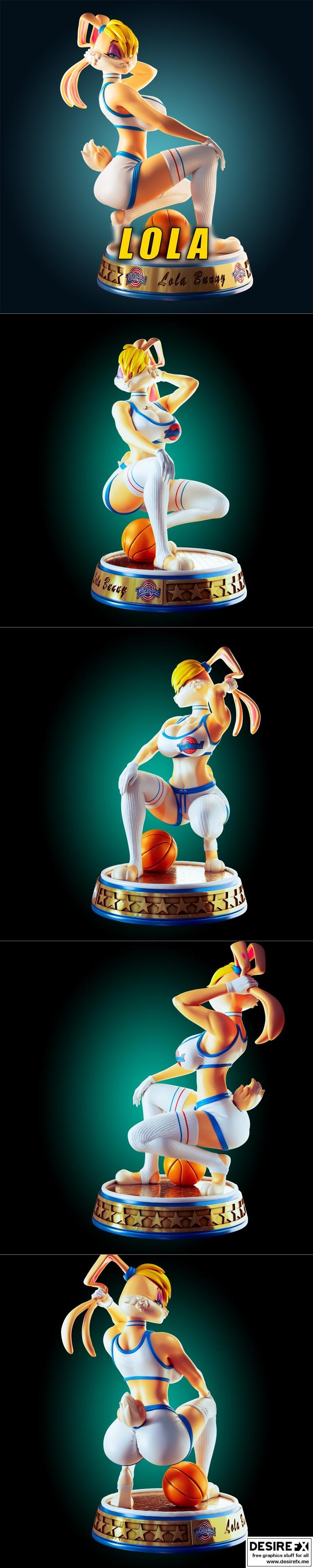 Lola Bunny 3D打印模型|Officer Rhu – Lola Bunny – 3D Print Model STL