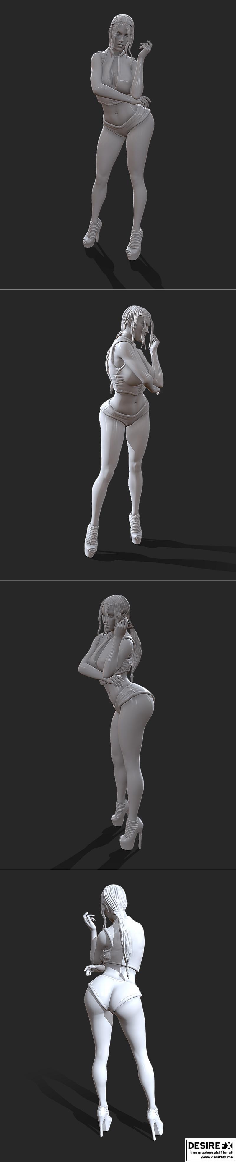 3D打印舞者女性模型|Dancer woman – 3D Print Model STL
