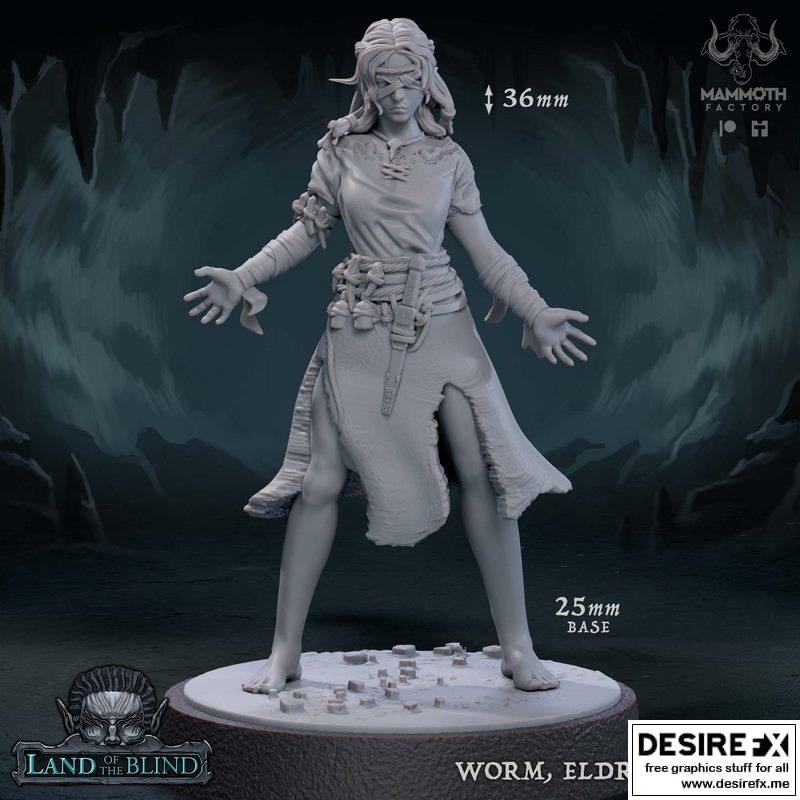 蠕虫邪典继承者 3D打印模型|Worm Eldritch Scion – 3D Print Model