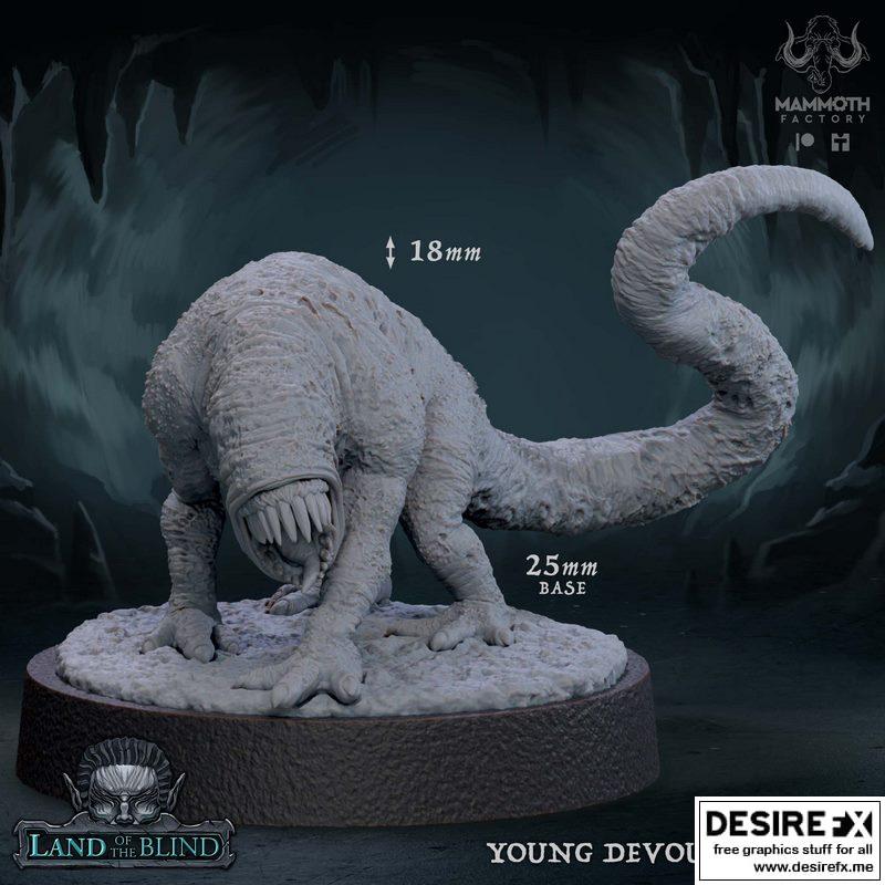 3D打印模型：狂食兽 beast|Young Devourer Beast – 3D Print Model