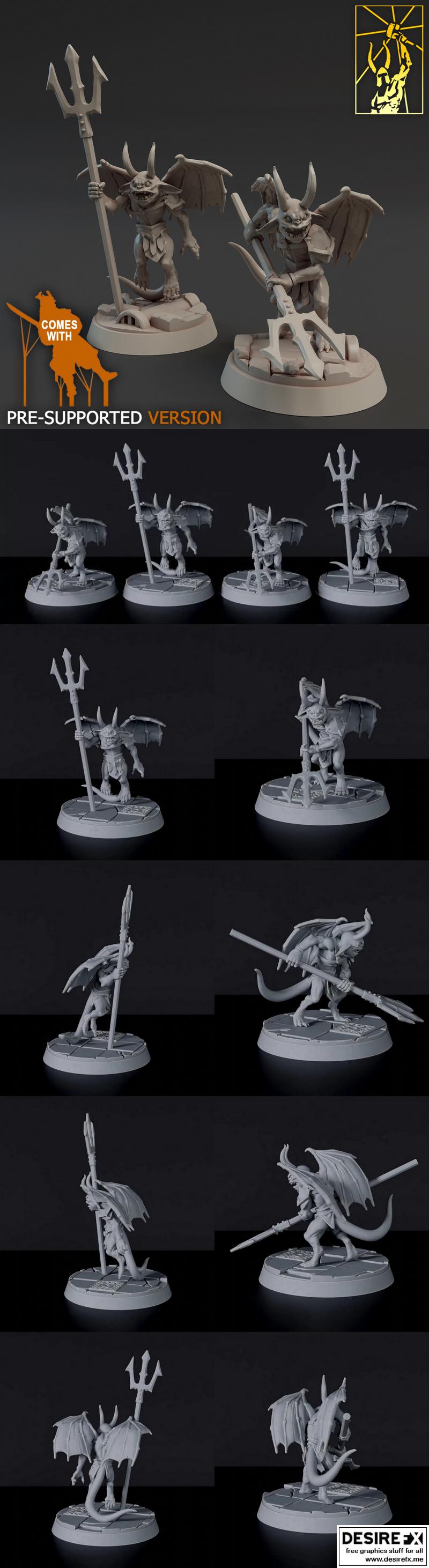 恶意小鬼——3D打印模型|Malicious Imps – 3D Print Model