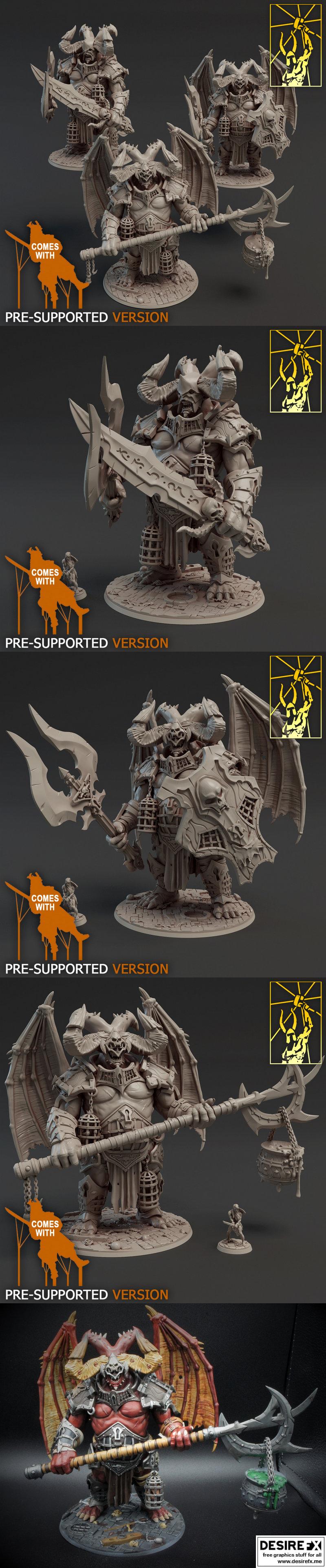 锁链之主 3D打印模型|Arrestos the Lord of Locks – 3D Print Model