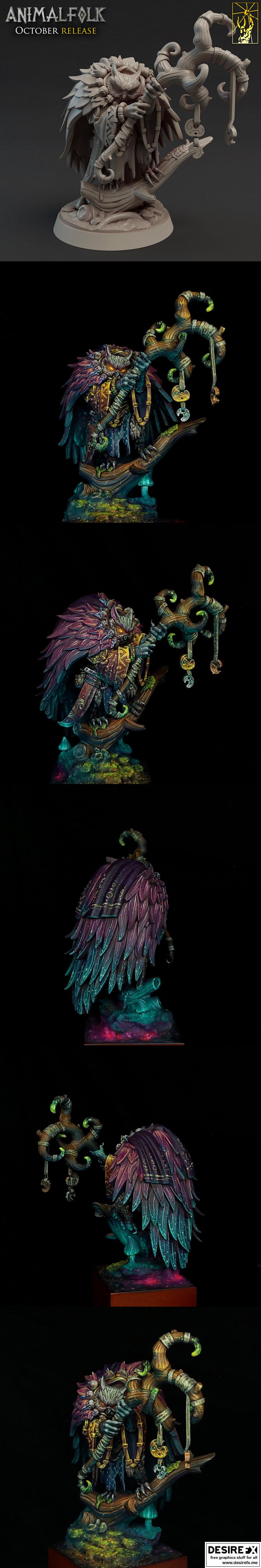 Gloomvale萨满 3D打印模型|Gloomvale Shaman – 3D Print Model