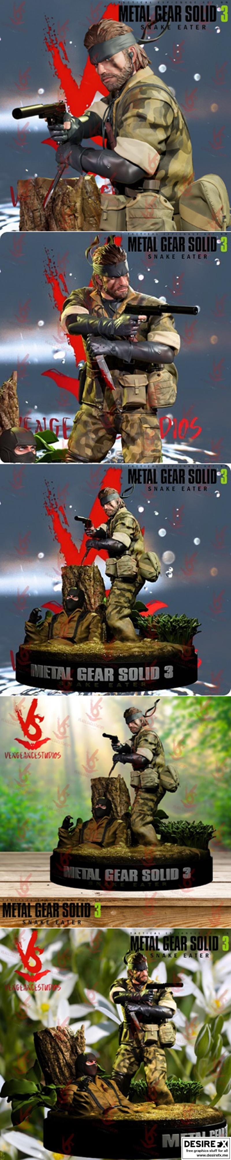 Vengeancestudios旗下《裸蛇》3D打印模型|Vengeancestudios – Naked Snake – 3D Print Model STL