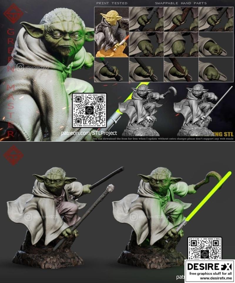 STL项目·绿之大师·3D打印模型|STL Project – Green Master – 3D Print Model STL