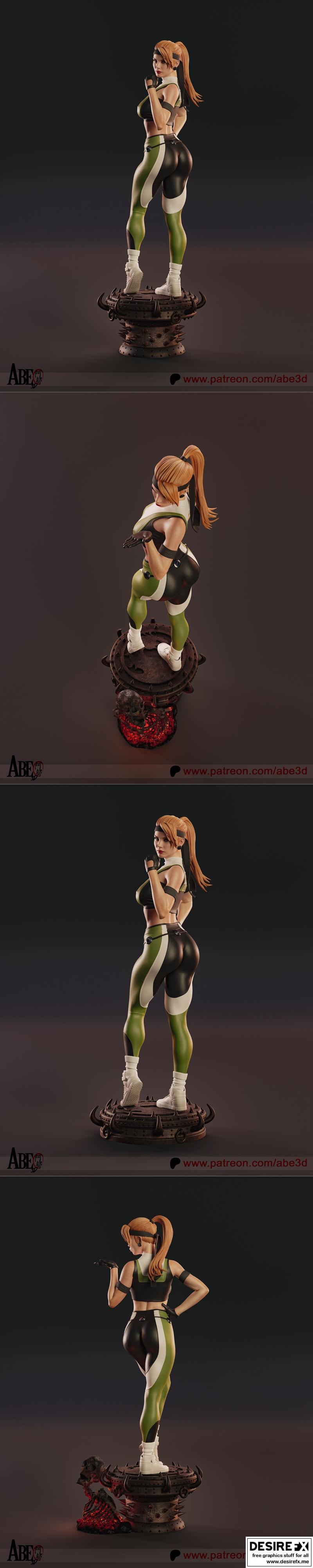 Abe3D – Sonya Blade – 3D Print Model STL