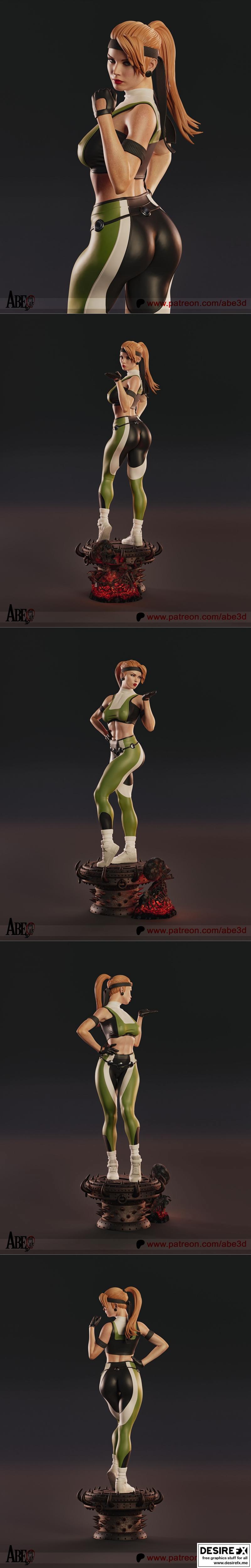 Abe3D – Sonya Blade – 3D Print Model STL