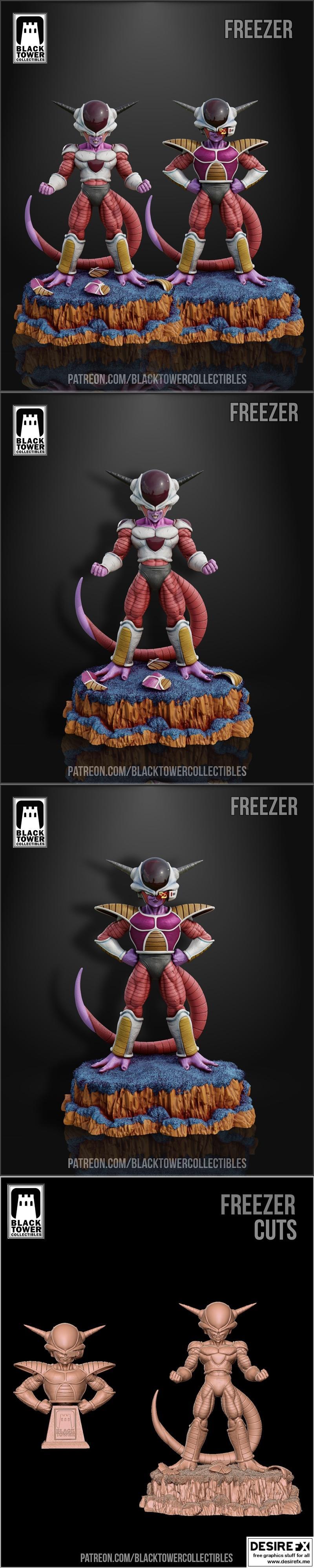 冷冻黑塔——3D打印模型|Freezer Black Tower – 3D Print Model STL